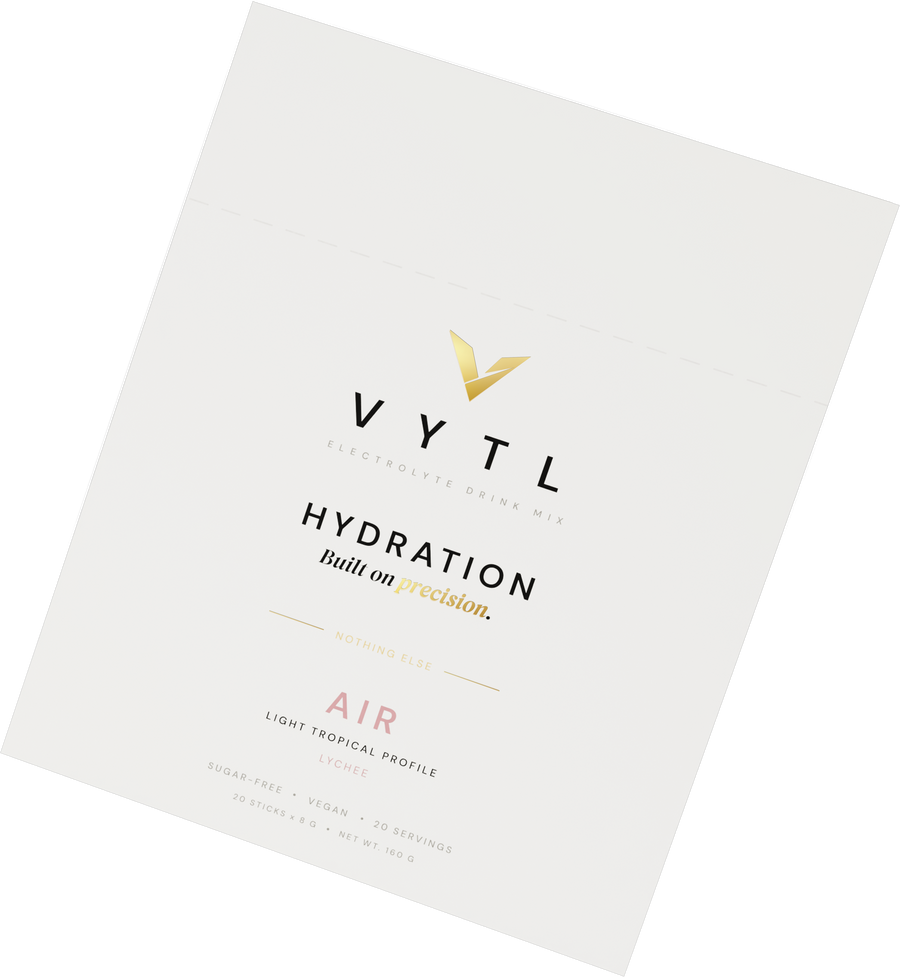 VYTL Hydration box in AIR Lychee flavor